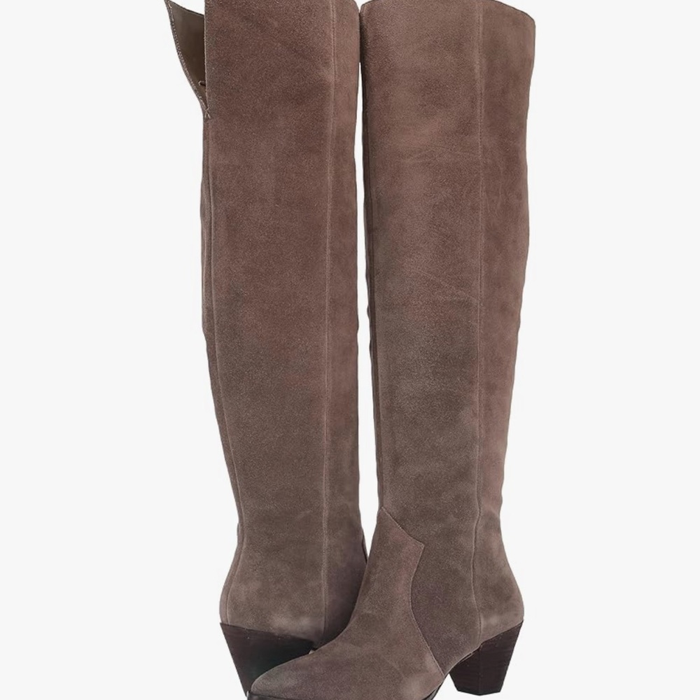 Vince Camuto Taupe Over-the-Knee Boots